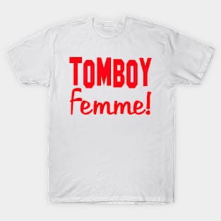 Tomboy Femme Women Woman Girl Strong Jackie Carpenter Best Seller Gift Idea Mom Wife Sister Red T-Shirt